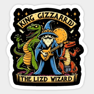 king gizzard and the lizard wizard Sticker